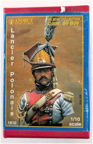 ANDREA MINIATURES 1/10 S9 B09 LANCIER POLONAIS 1810