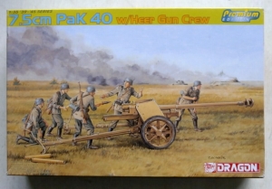 DRAGON 1/35 6433 7.5cm PAK 40 w/HEER GUN CREW