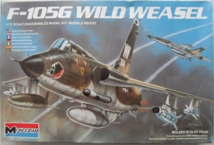 MONOGRAM 1/72 5431 F-105G WILD WEASEL