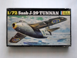 HELLER 1/72 260 SAAB J-29 TUNNAN