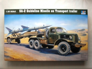 TRUMPETER 1/35 00204 SA-2 GUIDELINE ON TRANSPORT TRAILER
