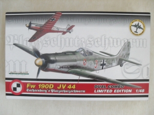 EDUARD 1/48 1154 FOCKE-WULF Fw 190D JV 44 DUAL COMBO LTD EDITION