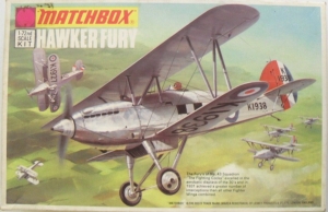 MATCHBOX 1/72 PK-01  1972 TO 1975  HAWKER FURY