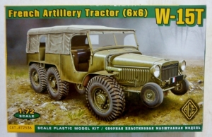 ACE 1/72 72536 FRENCH ARTILLERY TRACTOR 6x6 W-15T
