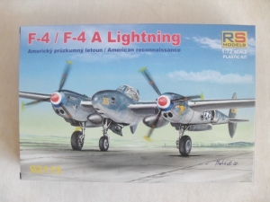 RS MODELS 1/72 92115 F-4/F-4 A LIGHTNING