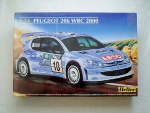 HELLER 1/24 80708 PEUGEOT 206 WRC 2000