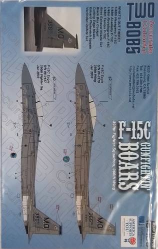 TWO BOBS 1/48 4338. 48-168  F-15C GUNFIGHT BOARS