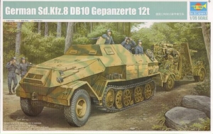 TRUMPETER 1/35 01584 GERMAN Sd.Kfz.8 DB10 GEPANZERTE 12t