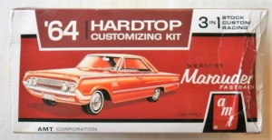 AMT 1/25 6022 64 HARDTOP CUSTOMIZING KIT MERCURY MARAUDER FASTBACK