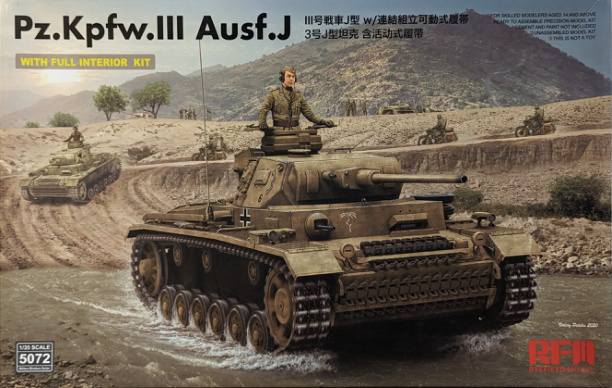 RYE FIELD MODEL 1/35  5072 PZ.KPFW.III AUSF.J  with full interior
