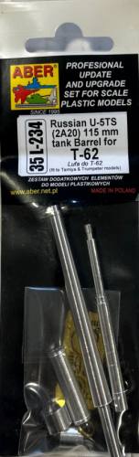 ABER 1/35 35L-234 RUSSIAN U-5TS  2A20  115 MM TANK BARREL FOR T-62