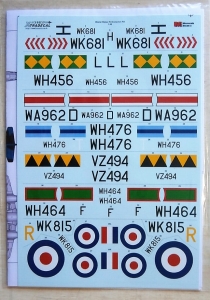 XTRADECAL 1/48 48159 GLOSTER METEOR F.8 COLLECTION PART 2