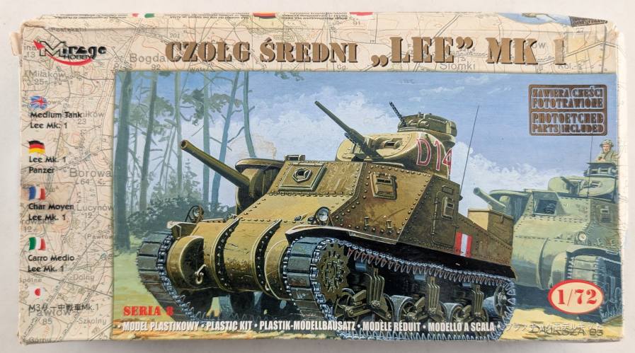 MIRAGE 1/72 72802 LEE MK I