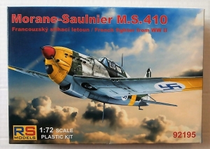 RS MODELS 1/72 92195 MORANE-SAULNIER M.S.410