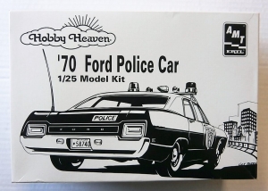 AMT 1/25 6499 HOBBY HEAVEN 70 FORD POLICE CAR