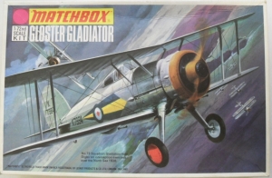MATCHBOX 1/72 PK-08 GLOSTER GLADIATOR