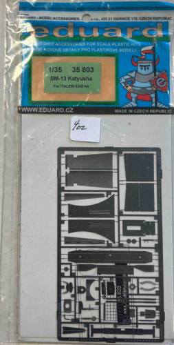 EDUARD 1/35 35 803 BM-13 KATYUSHA FOR ITALERI 6242 KLT
