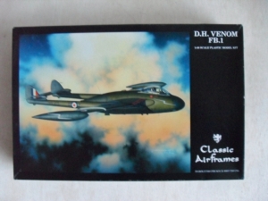 CLASSIC AIRFRAMES 1/48 4109 D.H. VENOM FB.1