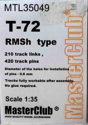 MASTERCLUB  1/35 MTL35049 T-72 RMSH TYPE