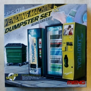 MENG 1/35 SPS-018 VENDING MACHINE AND DUMPSTER SET