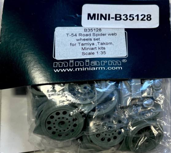 MINIARM 1/35 B35128 T-54 ROAD SPIDER WEB WHEELS SET FOR TAMIYA TAKOM MINIART KITS