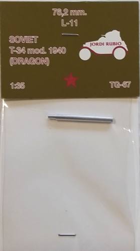 JORDI RUBIO 1/35 TG-67 SOVET T-34MOD 1940  DRAGON 