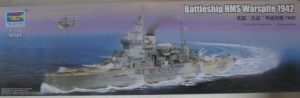 TRUMPETER 1/350 05325 HMS WARSPITE 1942  UK SALE ONLY 