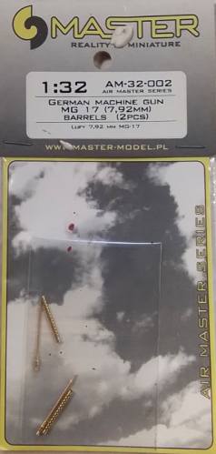 MASTERMODEL 1/32 AM-32-002 GERMAN MACHINE GUN MG 17 BARRELS