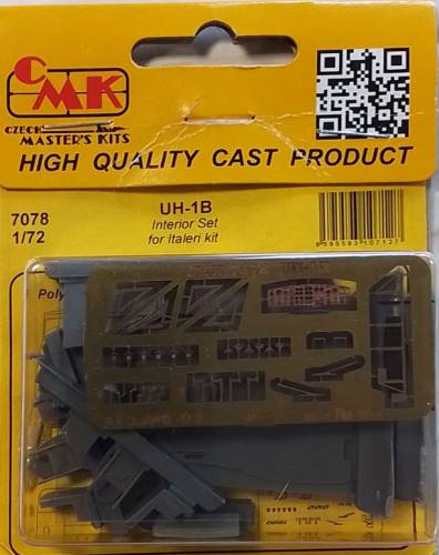 CMK 1/72 7078 UH-1B INTERIOR SET FOR ITALERI KIT