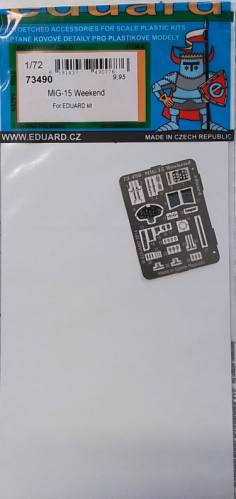 EDUARD 1/72 73490 MIG-15 WEEKEND FOR EDUARD KIT