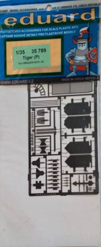 EDUARD 1/35 35 789 TIGER  P  FOR DRAGON 6210 KIT