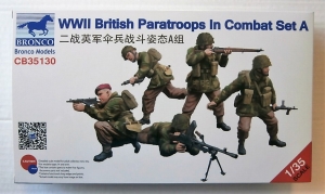 BRONCO 1/35 35130 WWII BRITISH PARATROOPS IN COMBAT SET A