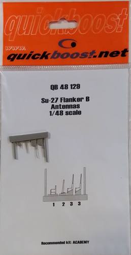 QUICKBOOST.NET 1/48 QB 48 129 SU-27 FLANKER B ANTENNAS