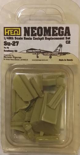 NEOMEGA 1/48 C2 SU-27 COCKPIT REPLACEMENT SET FOR ACADEMY KIT