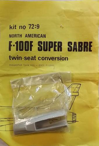 MAINTRACK 1/72 72-9 F100F SUPER  SABRE TWIN-SEAT CONVERSION