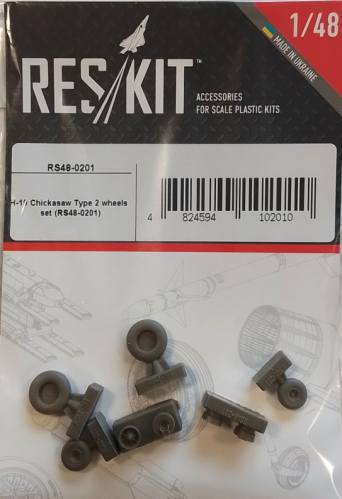 RESKIT 1/48 RS48-0201 10 CHICKASAW TYPE 2 WHEELS SET  RS48-0201 