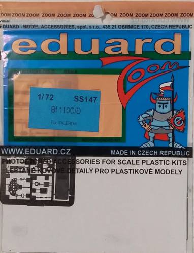 EDUARD 1/72 SS147 BF 10C/D FOR ITALERI KIT