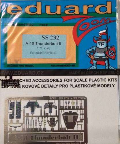 EDUARD 1/72 SS 232 A-10 THUNDERBOLT IL FOR ITALERI/REVELL KIT