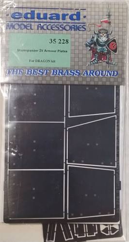 EDUARD 1/35 35 228 STURMPANZER IV ARMOOUR PLATES FOR DRAGON KIT