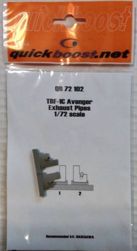 QUICKBOOST.NET 1/72 QB 72 102 TBF-IC AVENGER EXHAUST PIPES