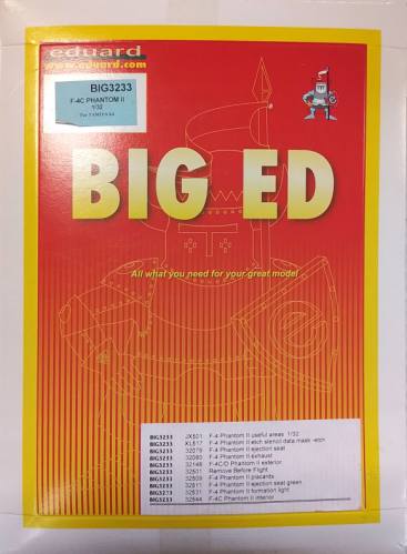 EDUARD 1/32 BIG3233 FAC PHANTOM 11 FOR TAMIYA