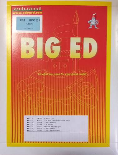 EDUARD 1/32 BIG3225 F-16CJ SET
