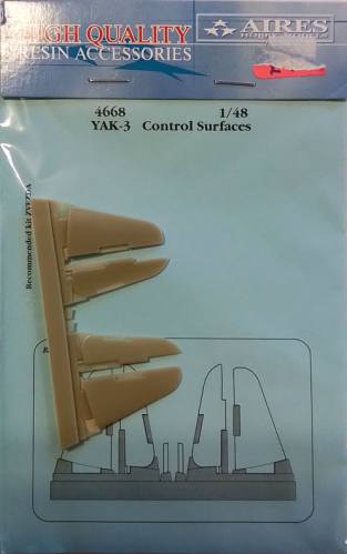 AIRES HOBBY MODELS 1/48 4668 YAK-3 CONTROL SURFACES