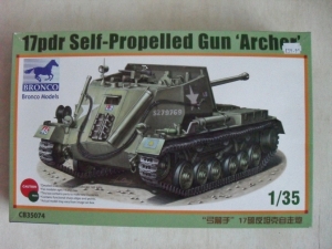 BRONCO 1/35 35074 17pdr SELF-PROPELLED GUN ARCHER