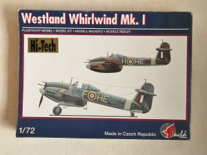 PAVLA 1/72 72037 WESTLAND WHIRLWIND Mk.I