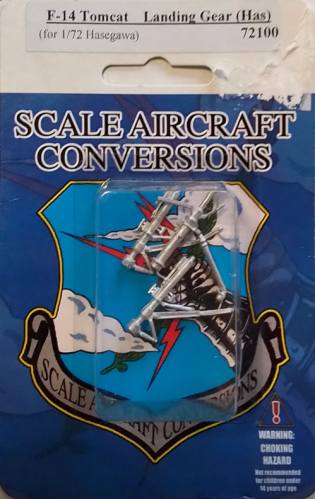 SCALE AIRCRAFT CONVERSIONS  1/72 72100 F-14 TOMCAT LANDING GEAR  HAS 