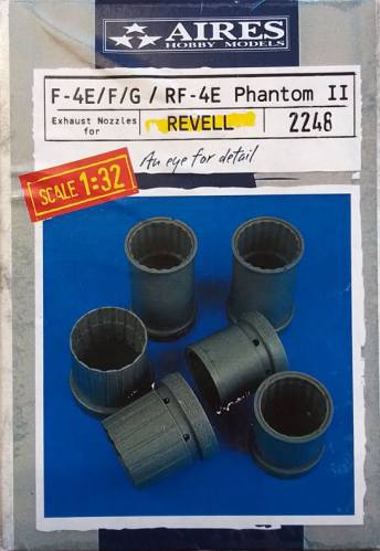 AIRES HOBBY MODELS 1/32 2248 F-4E/F/G/ RF- 4E PHANTOM II EXHAUST NOZZLES