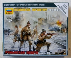 ZVEZDA 1/72 6163 ROMANIAN INFANTRY 1939-1945