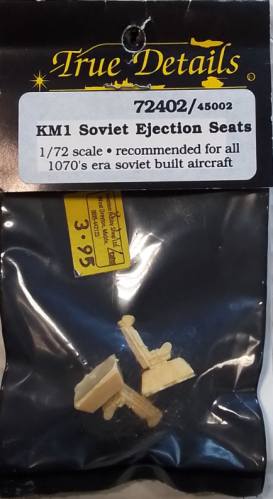 TRUE DETAILS 1/72 72402/45002 KM1 SOVIET EJECTION SEATS