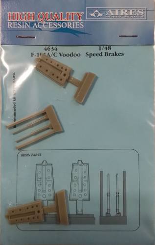 AIRES HOBBY MODELS 1/48 4634 F-101 A/C VOODOO SPEED BRAKES
